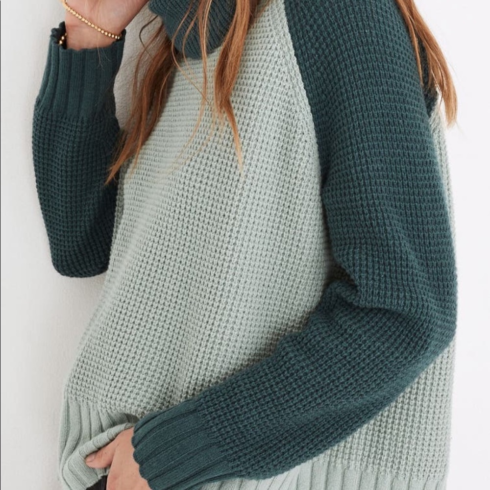 Madewell Split Back Turtleneck Sweater